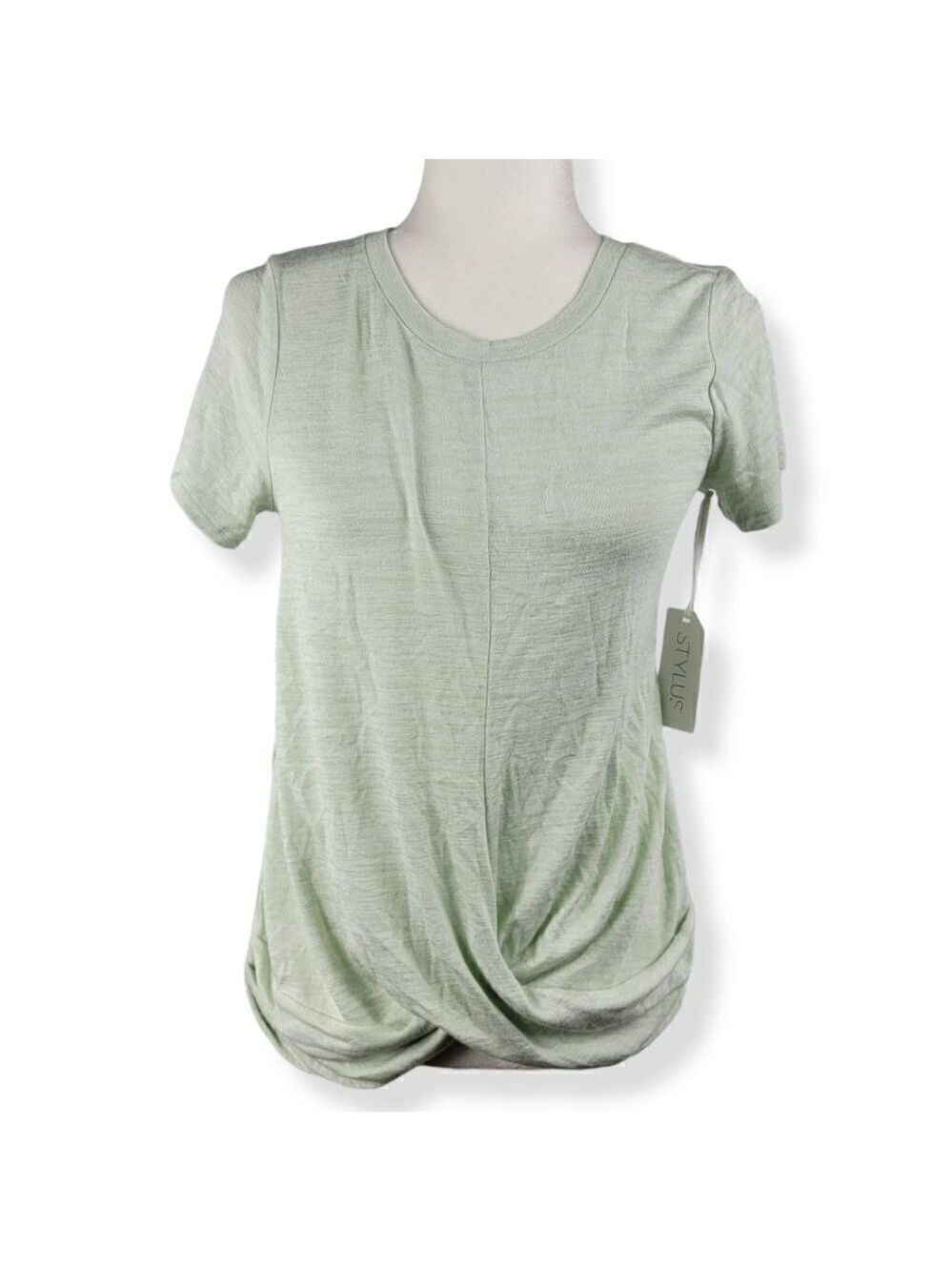 Stylus Twist front Tee Light Green XSmall